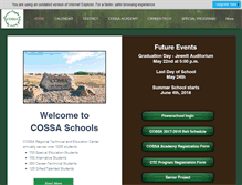 Tablet Screenshot of cossaschools.org
